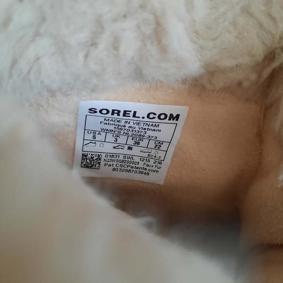 Sorel Tovoli II Suede Curry Tan Waterproof Winter Snow Boots NL2089-373 Size 5 - Picture 13 of 14